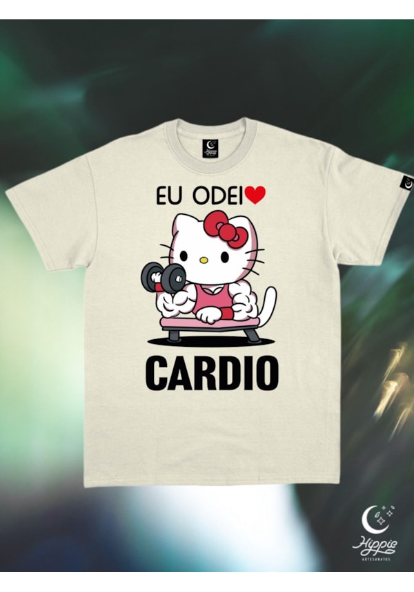 Camiseta Eu Odeio Cardio - Off-White