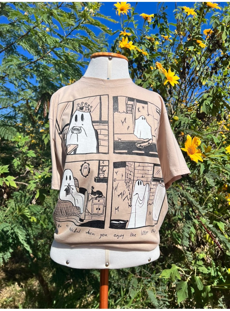 Camiseta Fantasma Quadrinhos - Cáqui — imagem 1