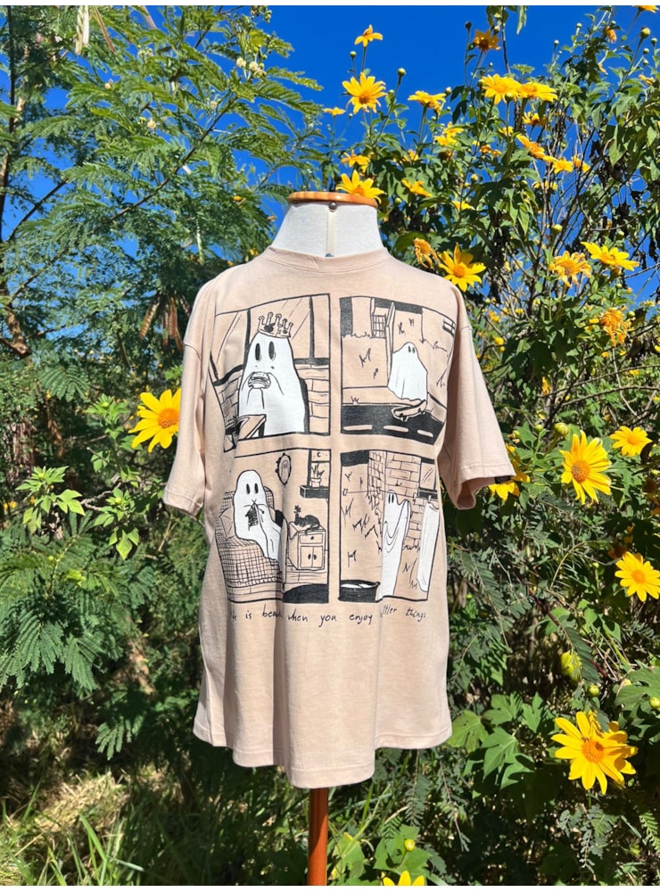 Camiseta Fantasma Quadrinhos - Cáqui — imagem 2