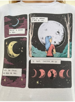 Camiseta Filha da Lua - Branca
