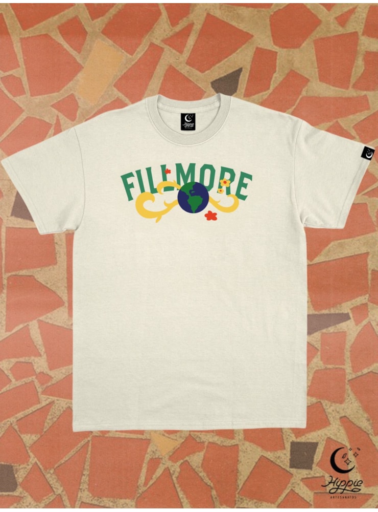 Camiseta Fillmore - Off-White - Frente e Verso — imagem 2