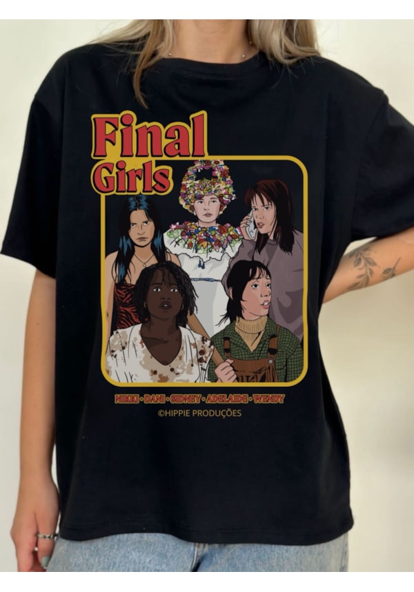 Camiseta Final Girls - Preta