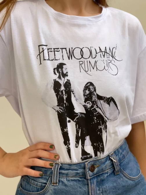 Camiseta Fleetwood Mac - Branca