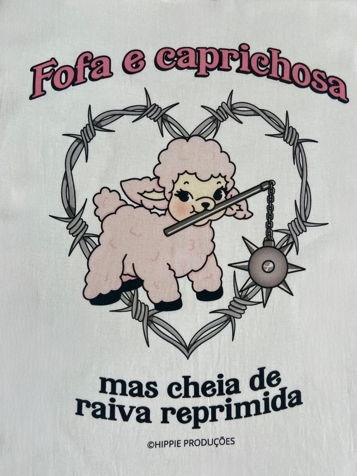 Camiseta Fofa e caprichosa - Off-White — imagem 2