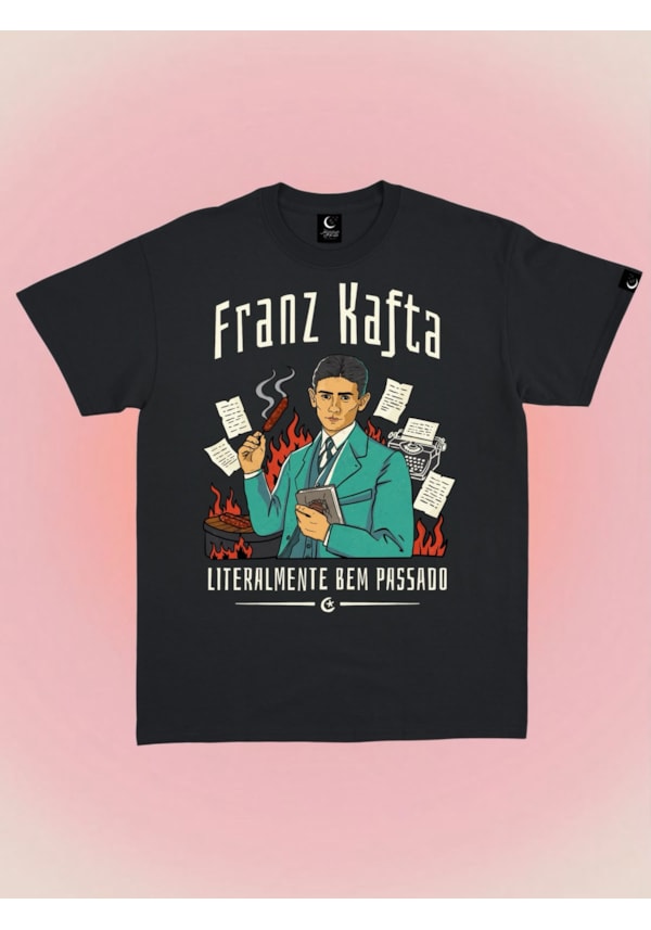 Camiseta Franz Kafta - Preta