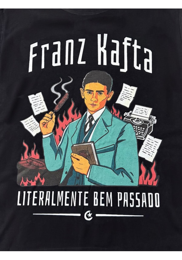 Camiseta Franz Kafta - Preta
