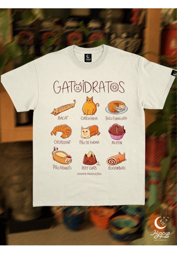 Camiseta Gatoidratos - Off-White