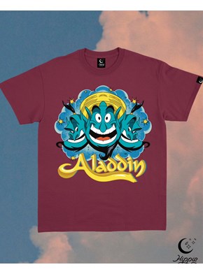 Camiseta Gênio Aladdin - Marsala