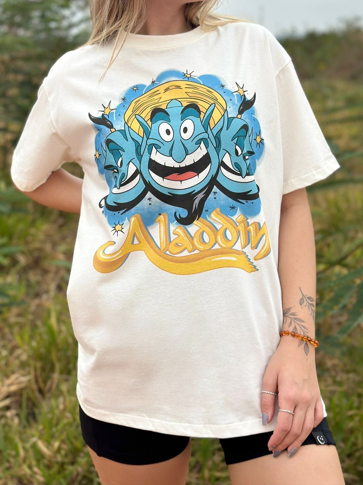 Camiseta G nio Aladdin Off White