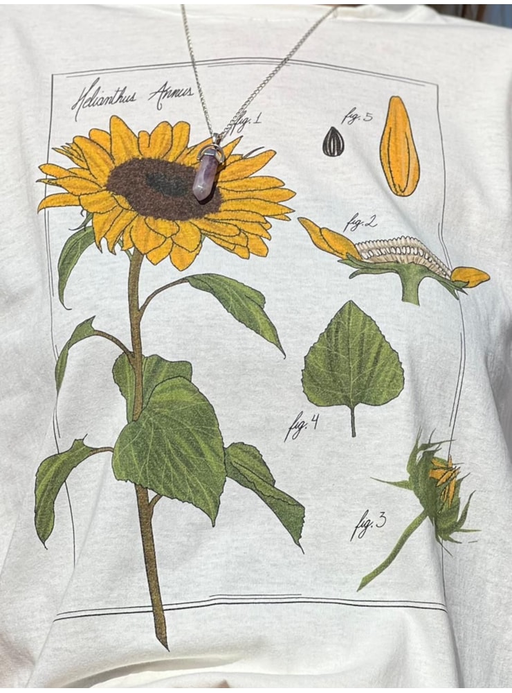 Camiseta Girassol - Off-White — imagem 2