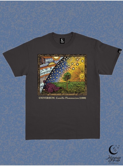 Camiseta Gravura Flammarion - Preta