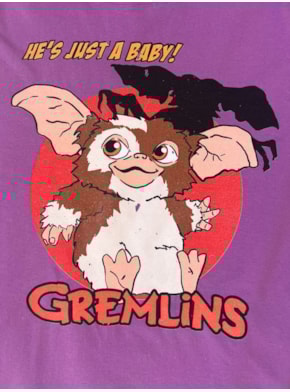Camiseta Gremlins - Lilás Lavanda