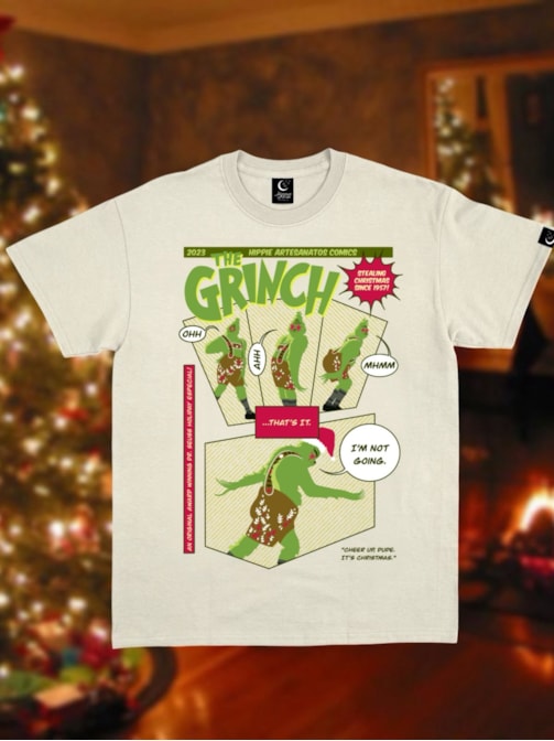 Camiseta Grinch Comics - Off-White