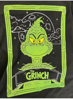 Camiseta Grinch da Sorte - Preta