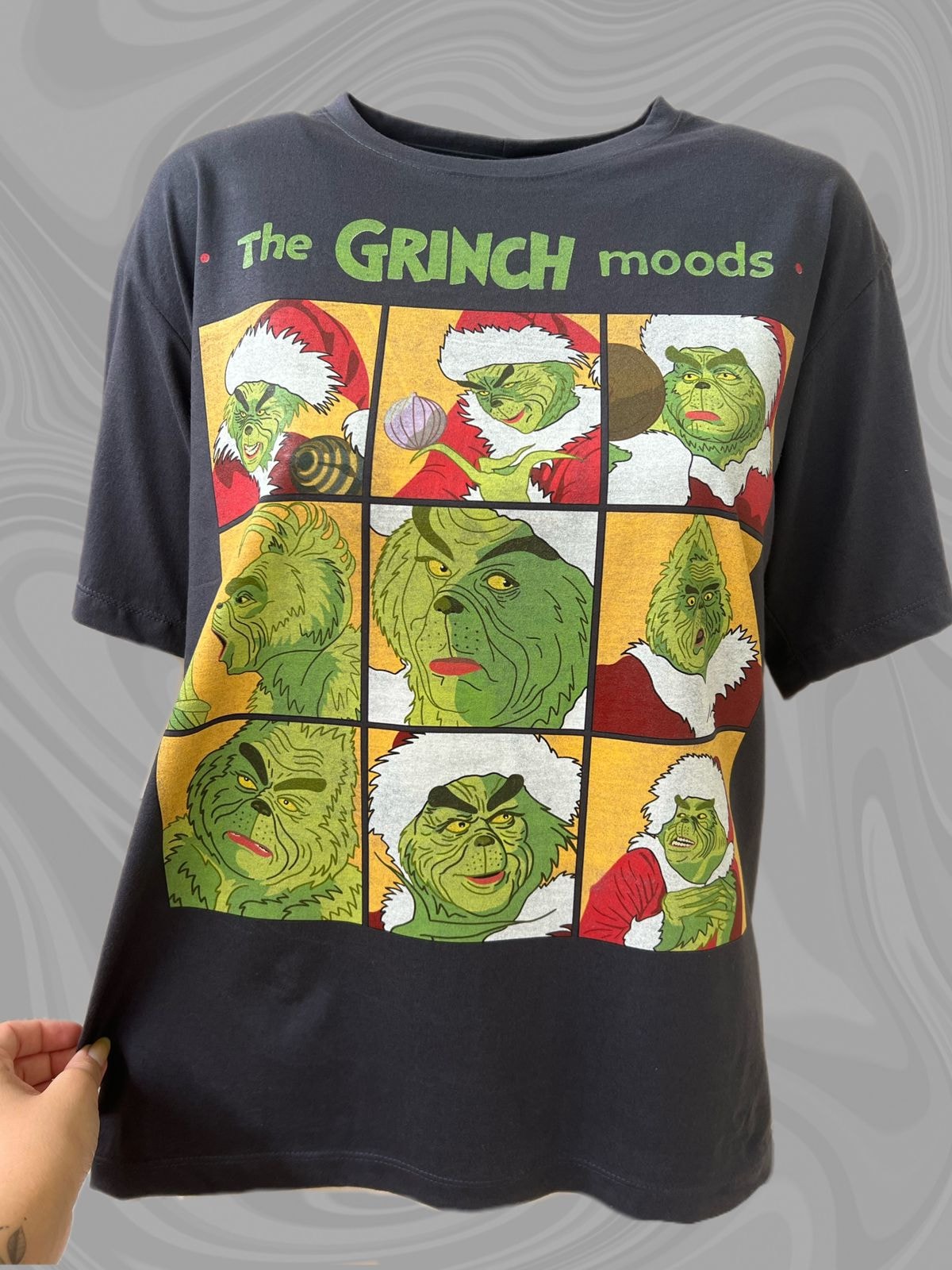 Camiseta Grinch Moods Chumbo