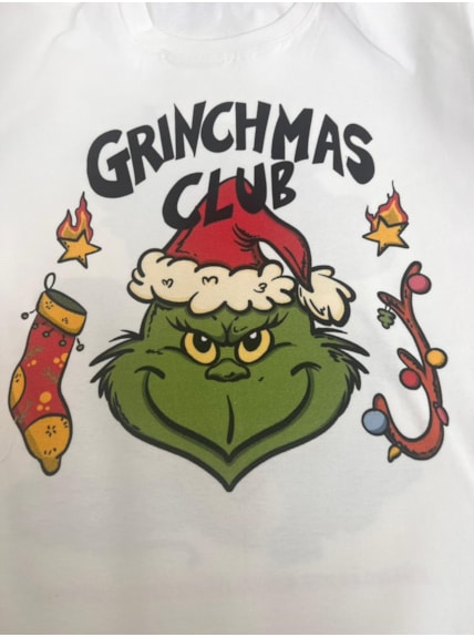 Camiseta Grinchmas Club - Off-White