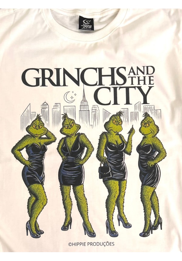 Camiseta Grinchs and the City - Off-White