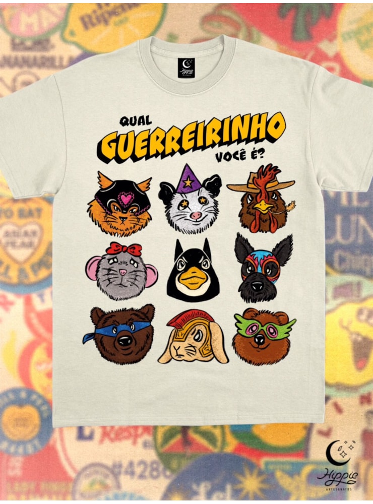 Camiseta Guerreirinho - Off-White — imagem 2