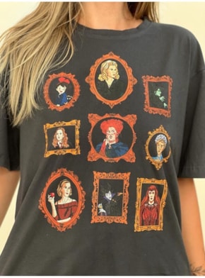 Camiseta Hall das Bruxas - Chumbo
