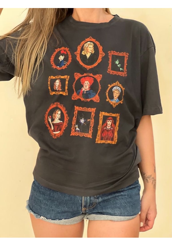 Camiseta Hall das Bruxas - Chumbo