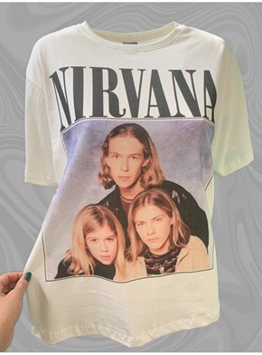 Camiseta Hanson Nirvana - Off-White