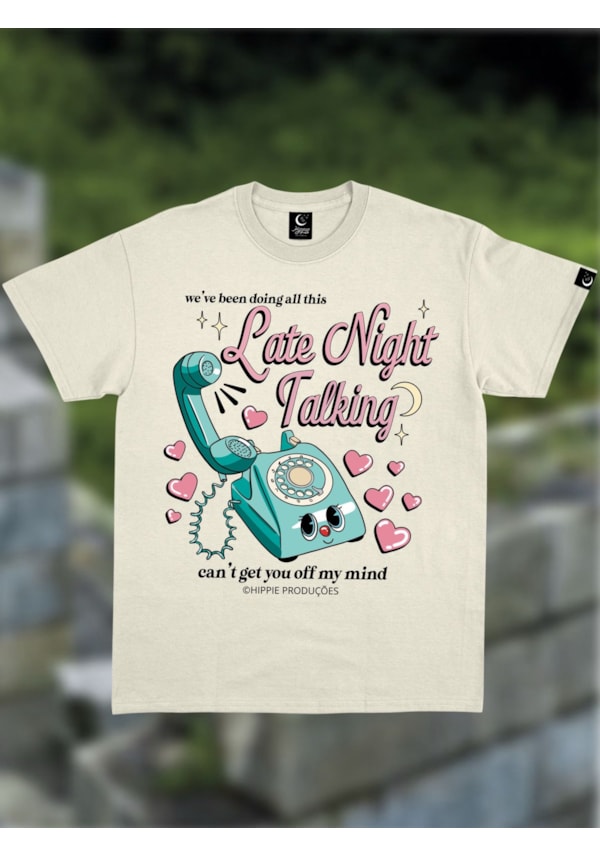 Camiseta Harry late night talking - Off-White