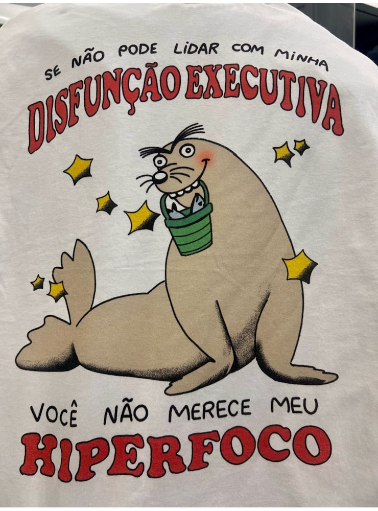 Camiseta Hiperfoca - Off-White — imagem 3