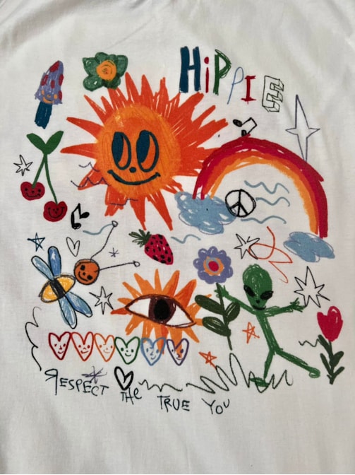 Camiseta Hippie Giz - Off-White
