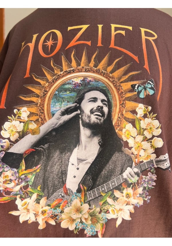 Camiseta Hozier - Marrom