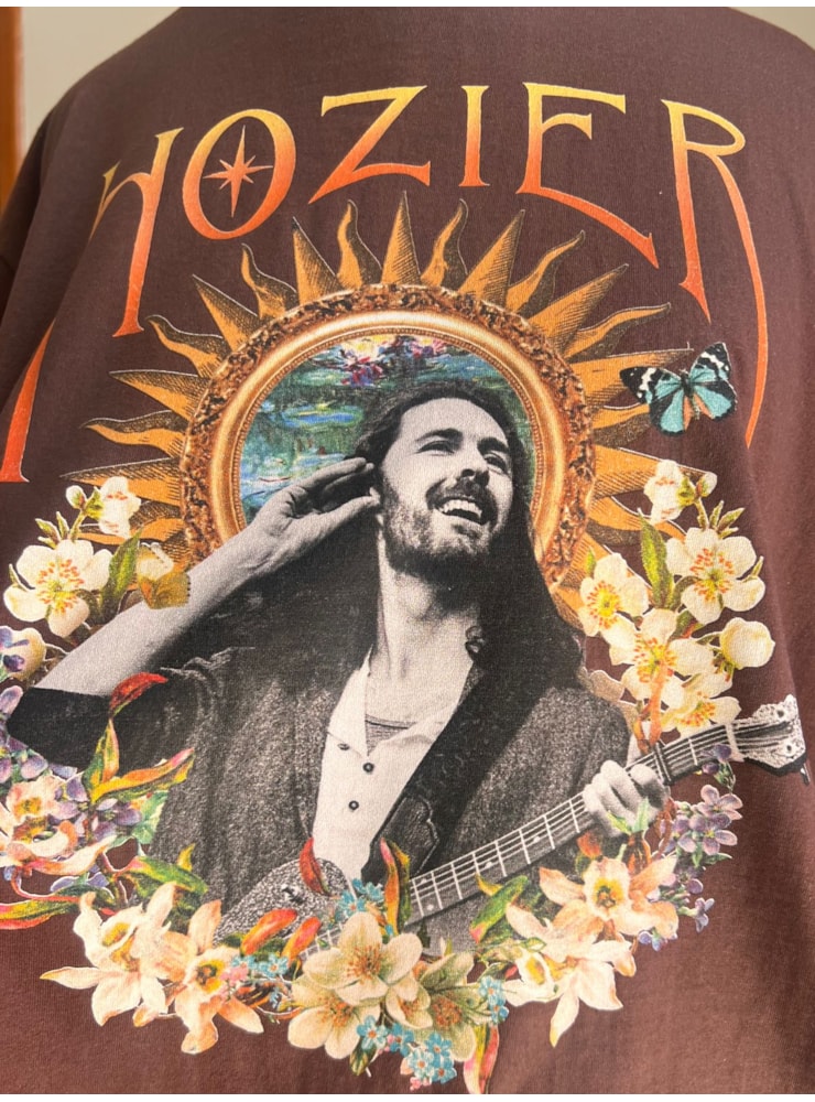 Camiseta Hozier - Marrom — imagem 2