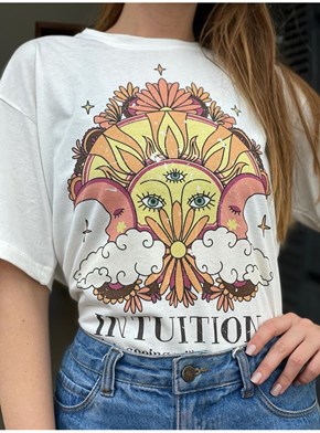 Camiseta Intuição - Off-White