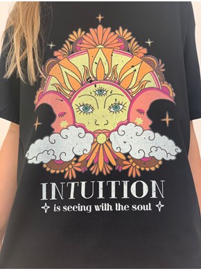 Camiseta Intuição - Preta