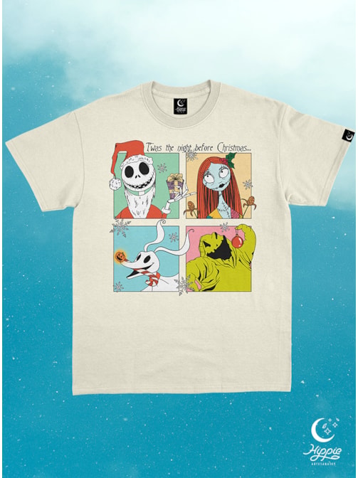 Camiseta Jack Night Before Christmas - Off-White