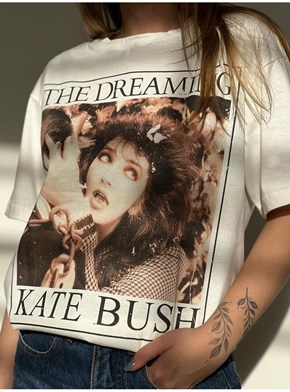 Camiseta Kate Bush - Off-White