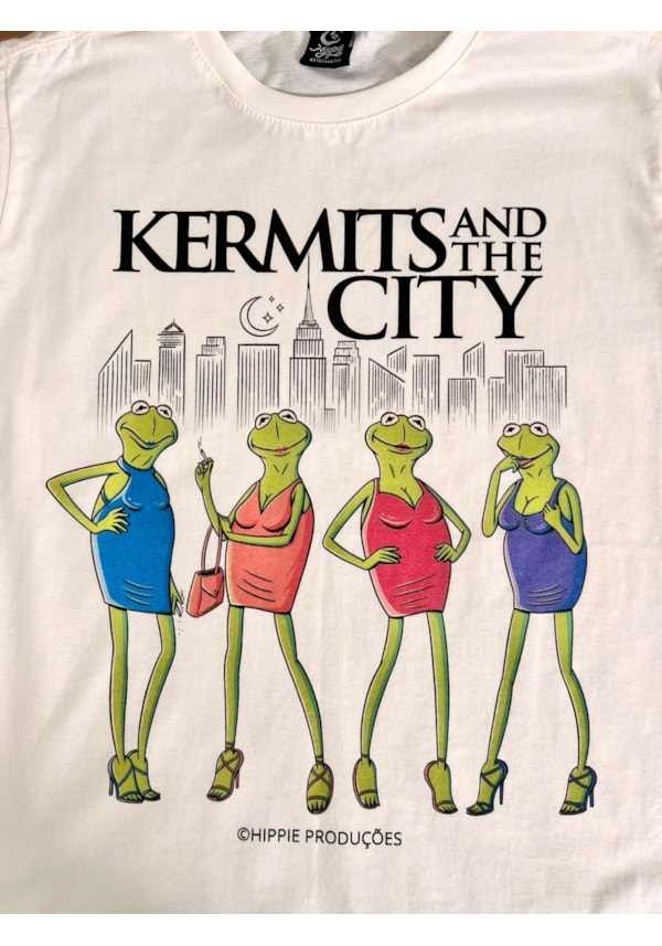 Camiseta Kermits and the City - Off-White
