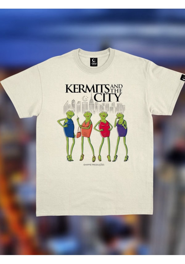Camiseta Kermits and the City - Off-White