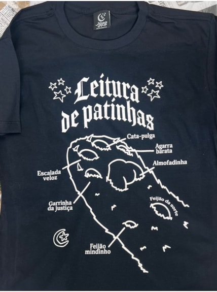 Camiseta Leitura de Patinhas - Preta