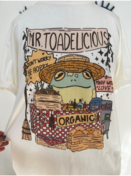 Camiseta Loja do Sapo - Off-White