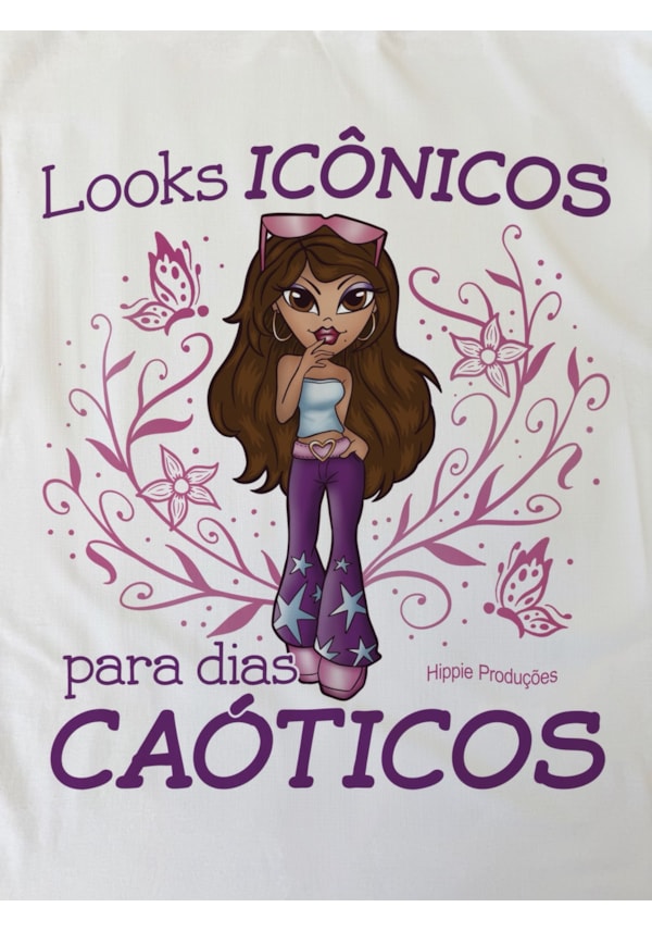 Camiseta Looks icônicos para dias caóticos - Off-White