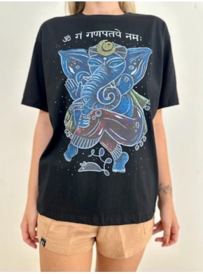 Camiseta Lord Ganesha - Preta