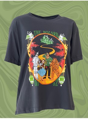 Camiseta Mágico de Oz - Chumbo