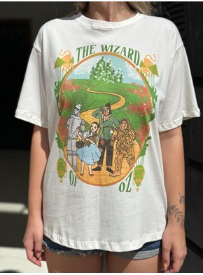 Camiseta Mágico de Oz - Off-White