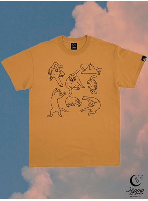 Camiseta Mania de Gato - Caramelo