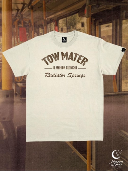 Camiseta Mate - Off-White - Frente e Verso