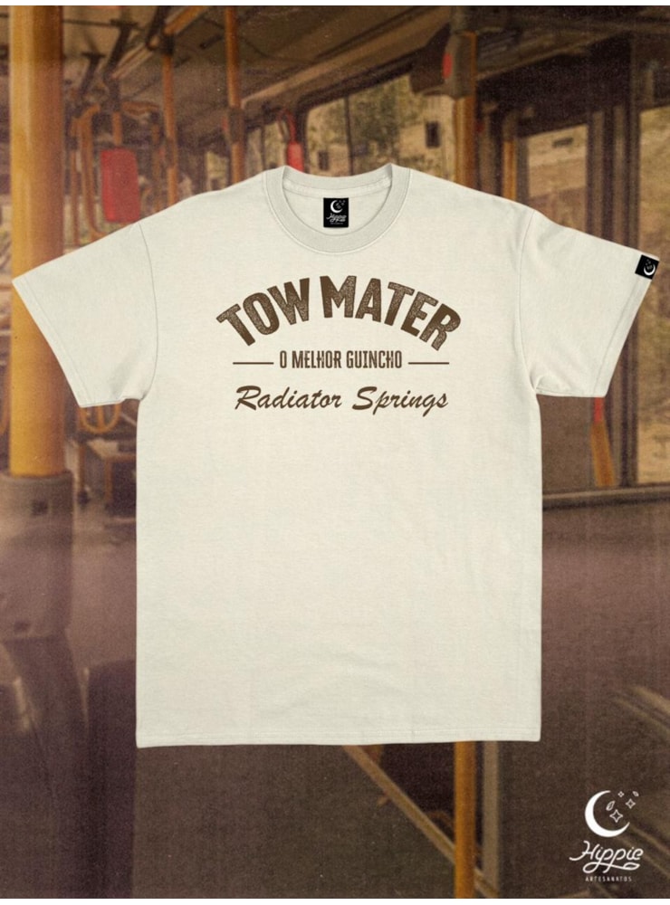 Camiseta Mate - Off-White - Frente e Verso — imagem 2