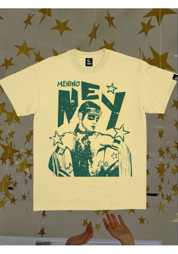Camiseta Menino Ney - Amarela Clara