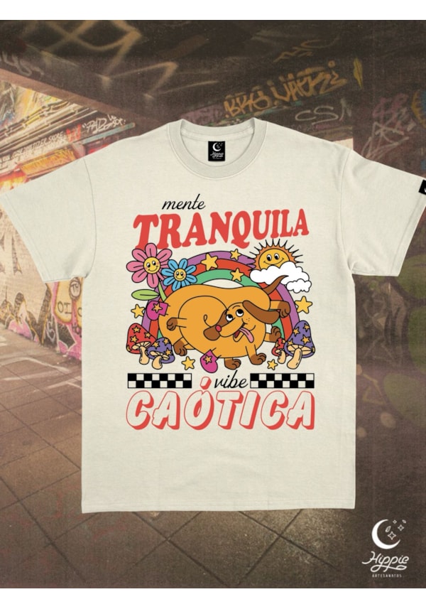 Camiseta Mente Tranquila - Off-White