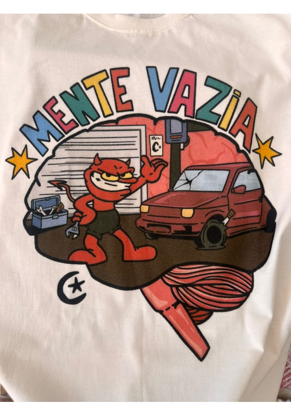 Camiseta Mente Vazia Off-White