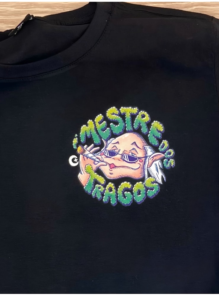 Camiseta Mestre dos Tragos - Preta — imagem 2