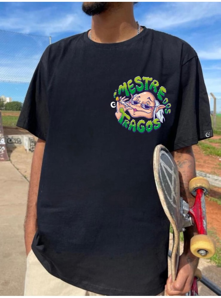 Camiseta Mestre dos Tragos - Preta — imagem 1